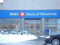 Store front for Bank Of Montreal (BMO)