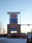 Store front for Esso