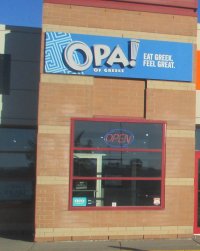 Store front for OPA Of Greece