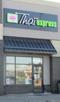 Store front for Thai Express