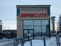 Store front for Super Cuts