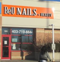 Store front for BeU Nails
